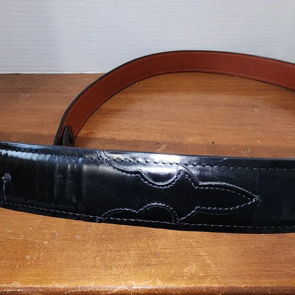Men's Leather Belt - Picture 2 of 8
